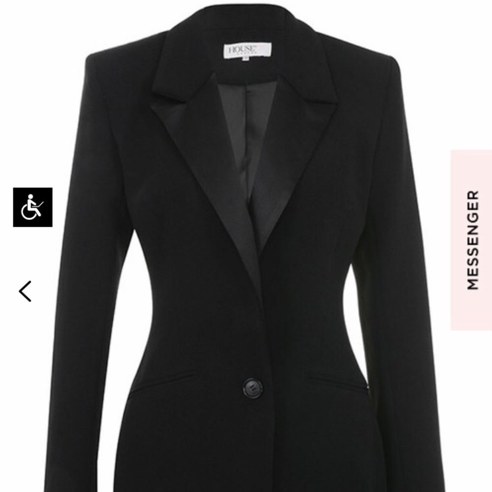 House of CB GABRI CREPE TAILORED BLAZER-M